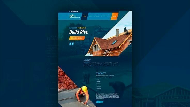 We will create a website for your housing or construction services